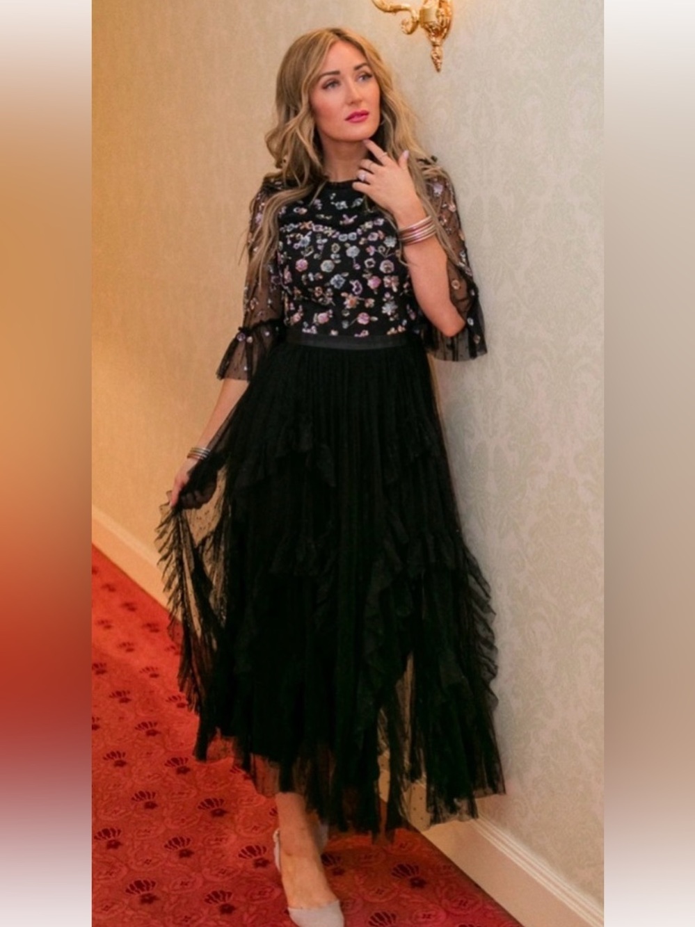 Ivy City Co Paris Dress in Black